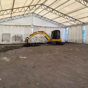 Maquina Excavadora para obras